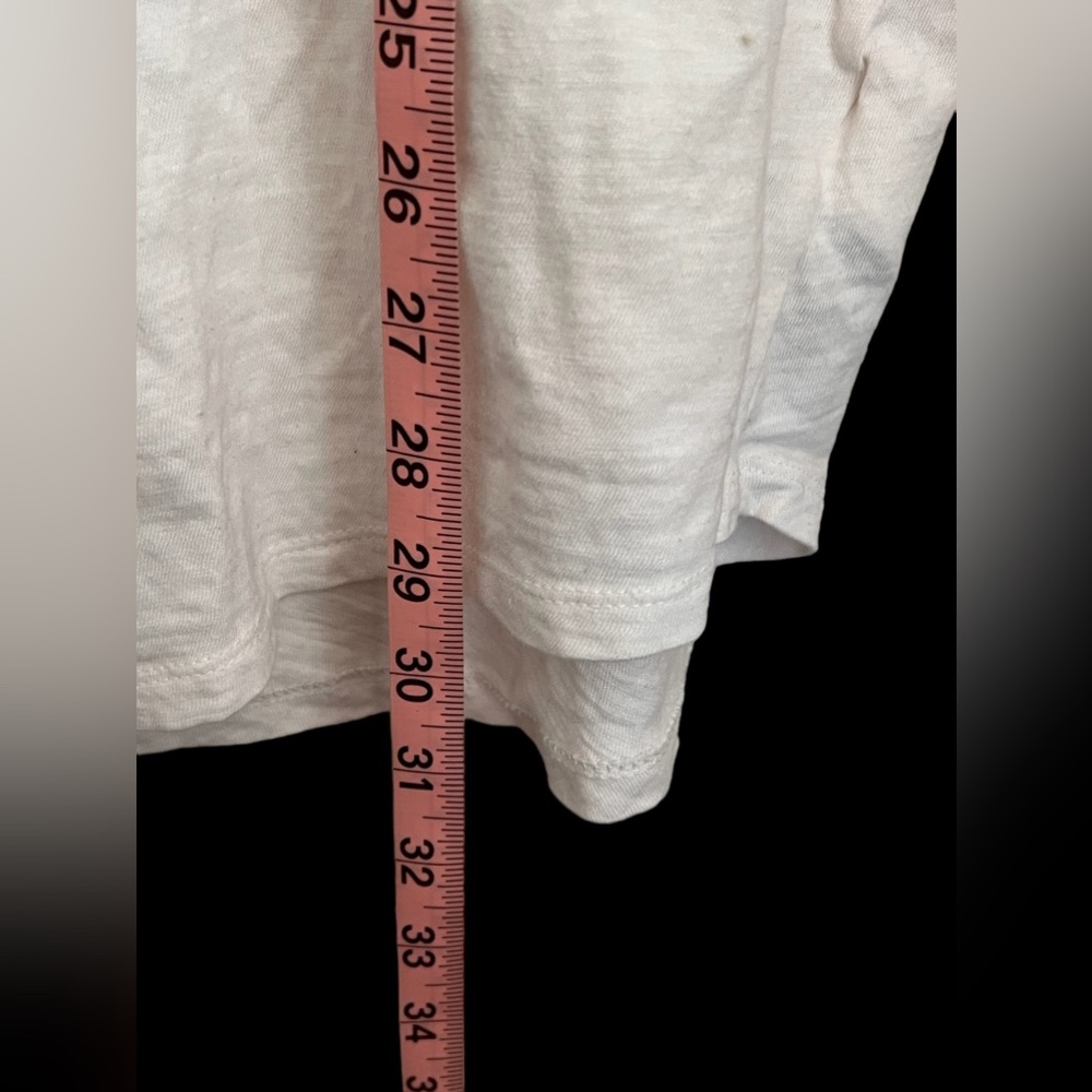 Old Navy Everyday Cream Color T-Shirt w/Palm Trees in a Pineapple Size 3X - Picture 4 of 7